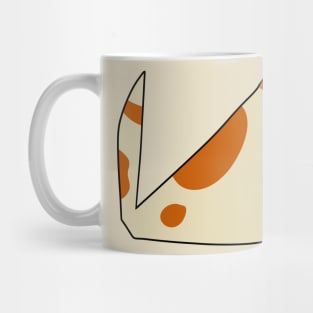 Tiny Head Triangle Shaped Cat Mug